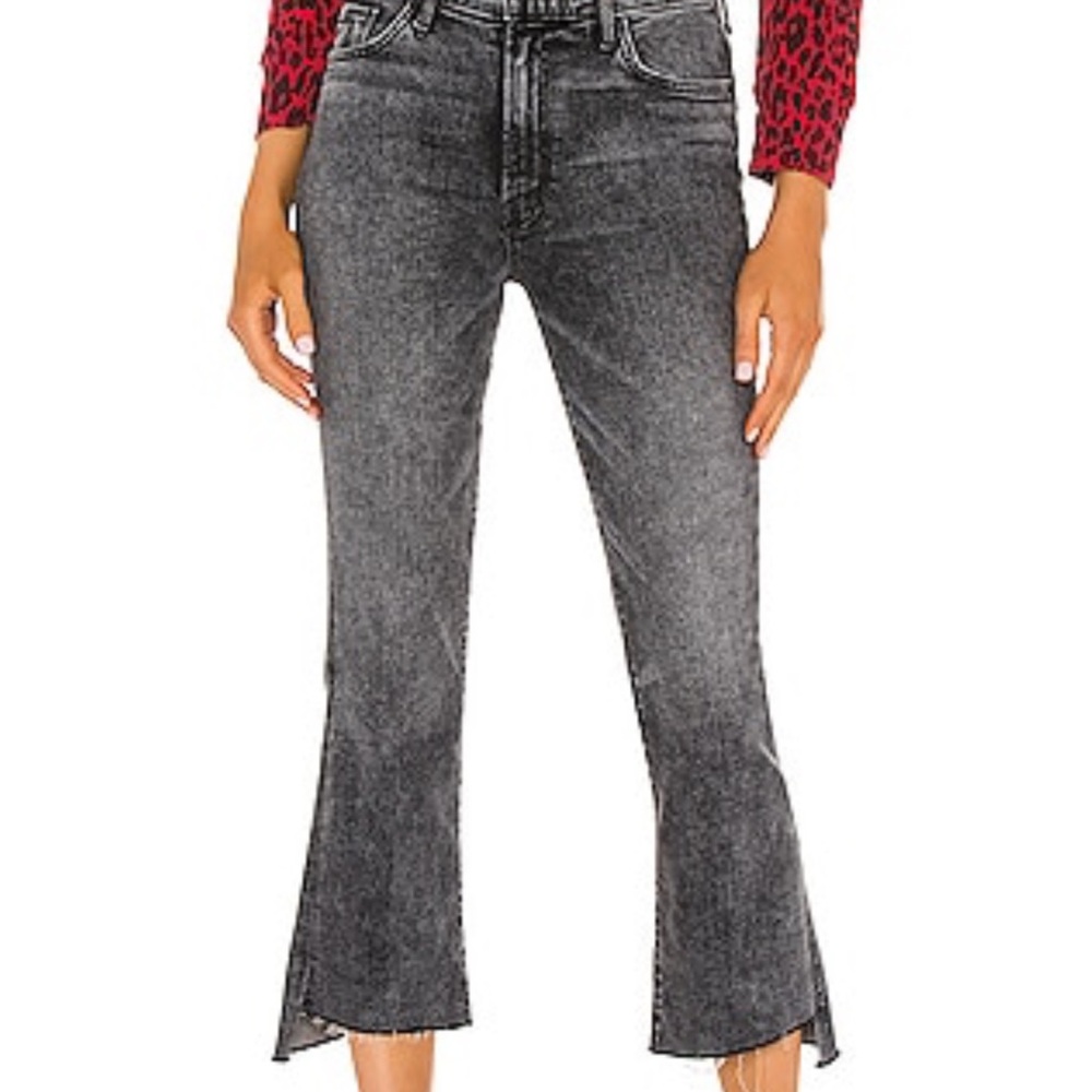 MOTHER The Insider Crop Step Fray Train Stop Size 27
